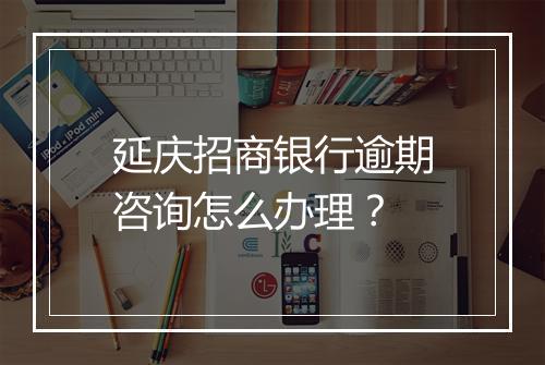 延庆招商银行逾期咨询怎么办理？
