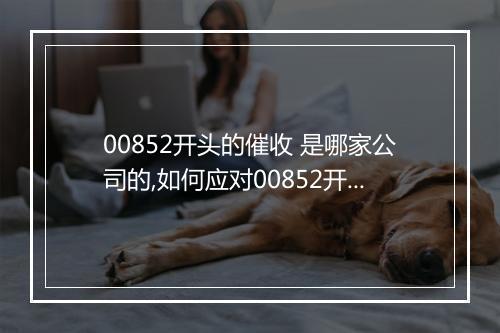 00852开头的催收 是哪家公司的,如何应对00852开头的骚扰