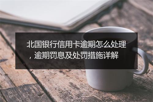 北国银行信用卡逾期怎么处理，逾期罚息及处罚措施详解
