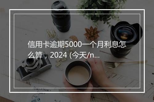 信用卡逾期5000一个月利息怎么算，2024 (今天/news)