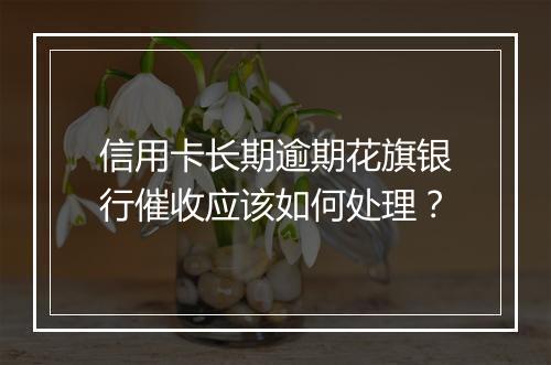 信用卡长期逾期花旗银行催收应该如何处理？