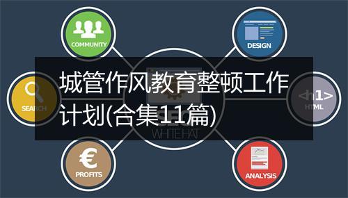 城管作风教育整顿工作计划(合集11篇)