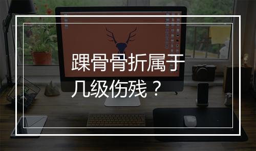 踝骨骨折属于几级伤残？