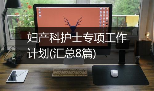 妇产科护士专项工作计划(汇总8篇)