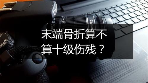 末端骨折算不算十级伤残？