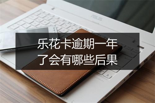 乐花卡逾期一年了会有哪些后果