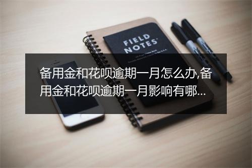 备用金和花呗逾期一月怎么办,备用金和花呗逾期一月影响有哪些