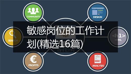 敏感岗位的工作计划(精选16篇)