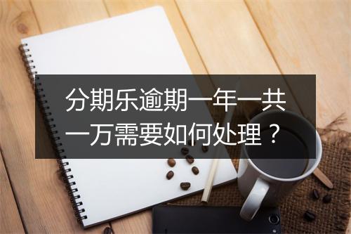分期乐逾期一年一共一万需要如何处理？