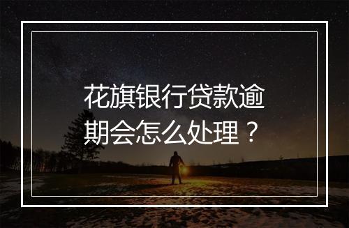 花旗银行贷款逾期会怎么处理？