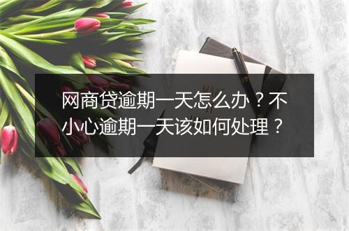 网商贷逾期一天怎么办？不小心逾期一天该如何处理？