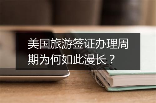 美国旅游签证办理周期为何如此漫长？