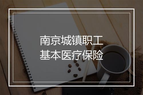 南京城镇职工基本医疗保险