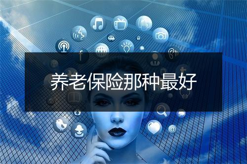 养老保险那种最好