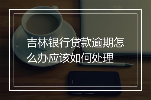 吉林银行贷款逾期怎么办应该如何处理