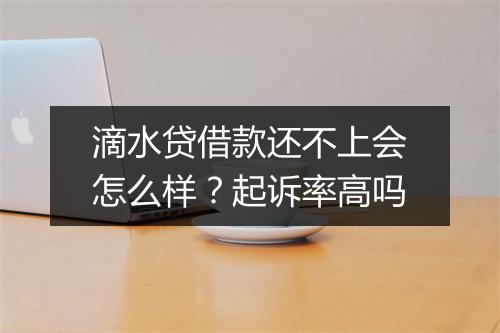滴水贷借款还不上会怎么样？起诉率高吗