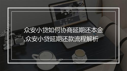众安小贷如何协商延期还本金,众安小贷延期还款流程解析