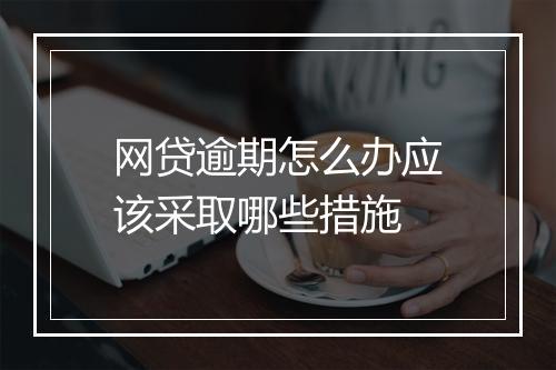 网贷逾期怎么办应该采取哪些措施