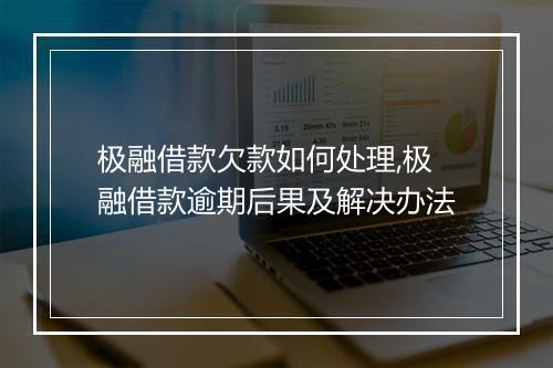 极融借款欠款如何处理,极融借款逾期后果及解决办法