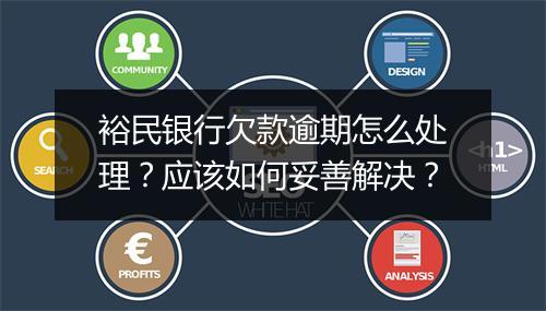 裕民银行欠款逾期怎么处理？应该如何妥善解决？
