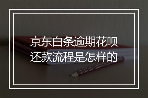 京东白条逾期花呗还款流程是怎样的