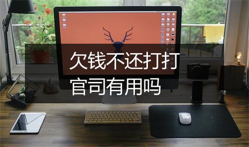 欠钱不还打打官司有用吗