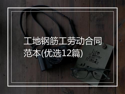 工地钢筋工劳动合同范本(优选12篇)