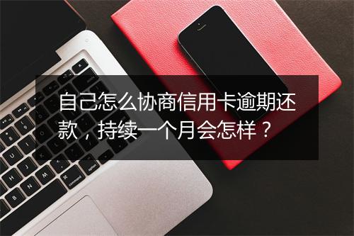 自己怎么协商信用卡逾期还款，持续一个月会怎样？