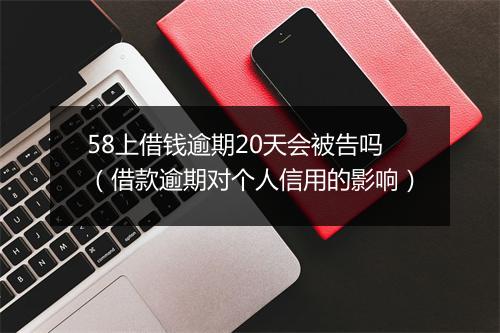 58上借钱逾期20天会被告吗（借款逾期对个人信用的影响）