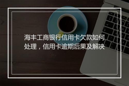 海丰工商银行信用卡欠款如何处理，信用卡逾期后果及解决
