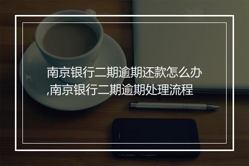 南京银行二期逾期还款怎么办,南京银行二期逾期处理流程