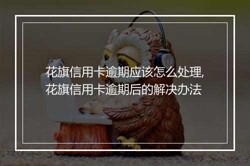 花旗信用卡逾期应该怎么处理,花旗信用卡逾期后的解决办法