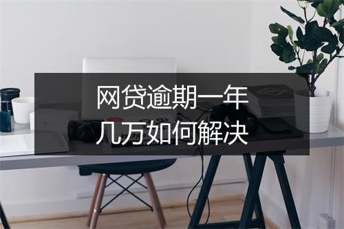 网贷逾期一年几万如何解决