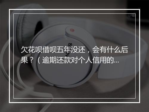 欠花呗借呗五年没还，会有什么后果？（逾期还款对个人信用的影响）