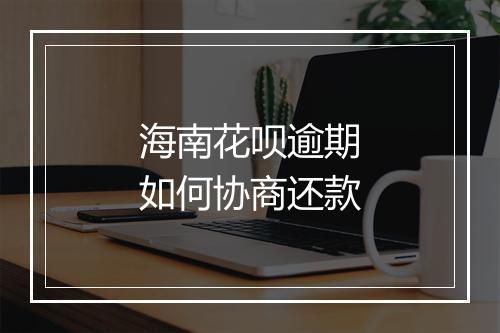 海南花呗逾期如何协商还款