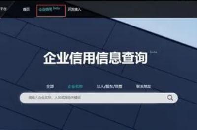信用中国怎么查询企业征信 具体方法简单介绍一下