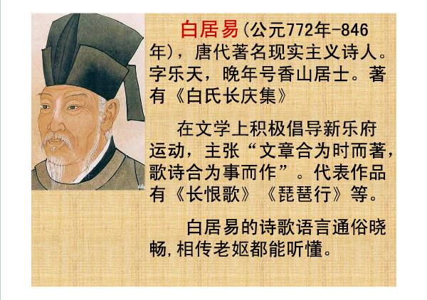 白居易的简介 诗人白居易的简介